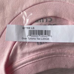 Pink anti social gran turismo t shirt size large brand new still in bag.